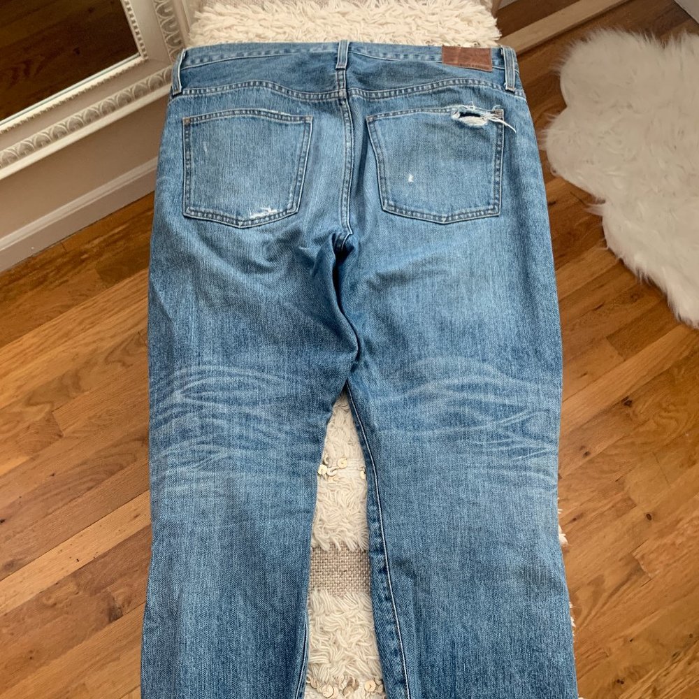 Madewell Rivet & Thread Ripped Retro Straight Jean - Picture 13 of 15